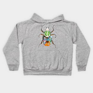 Painted Beetle 2 Kids Hoodie